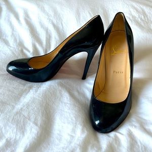 Classic Patent Christian Louboutin Heels 39